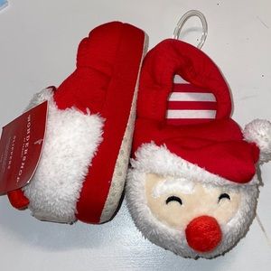 NWT toddler light-up Santa slippers